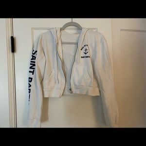 Cropped Saint Barth zip up